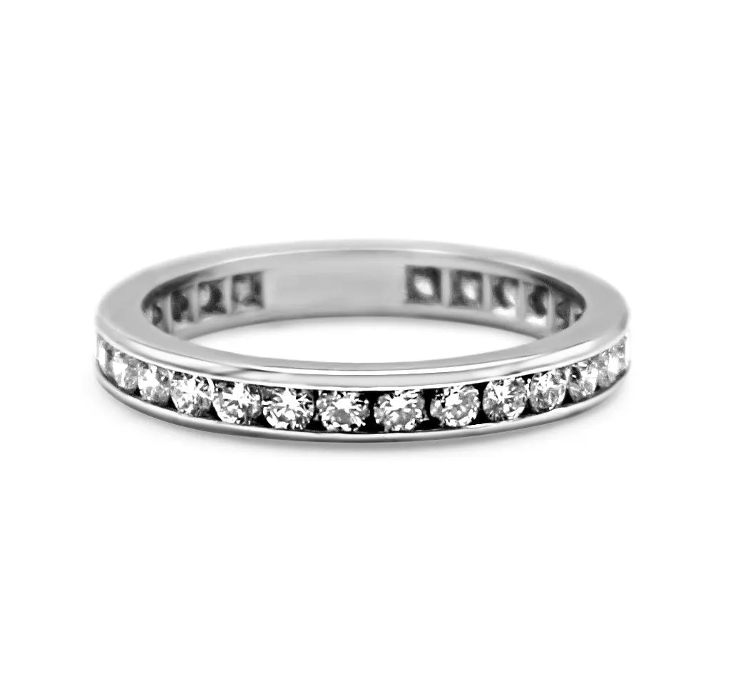 Tiffany & Co. Diamond 3mm Eternity Band Ring