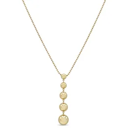 Tiffany & Co Graduated Ball Pendant On 20" Necklace - 18ct Yellow Gold