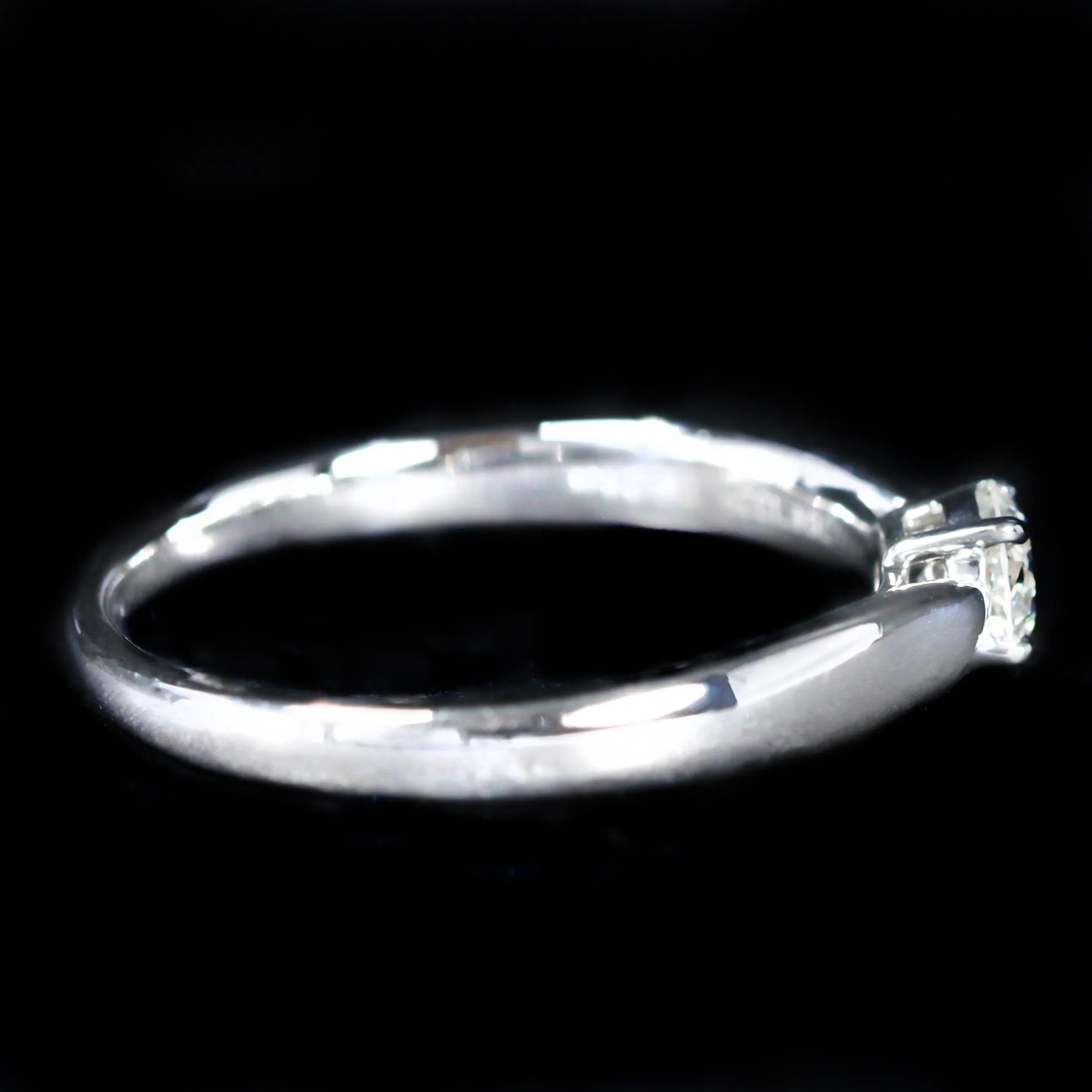 Tiffany & Co. Platinum 0.24 Carat Diamond Solitaire Ring