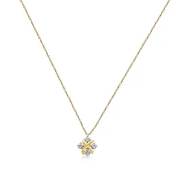 Tiffany & Co Schlumberger Lynn Diamond Pendant On Necklace