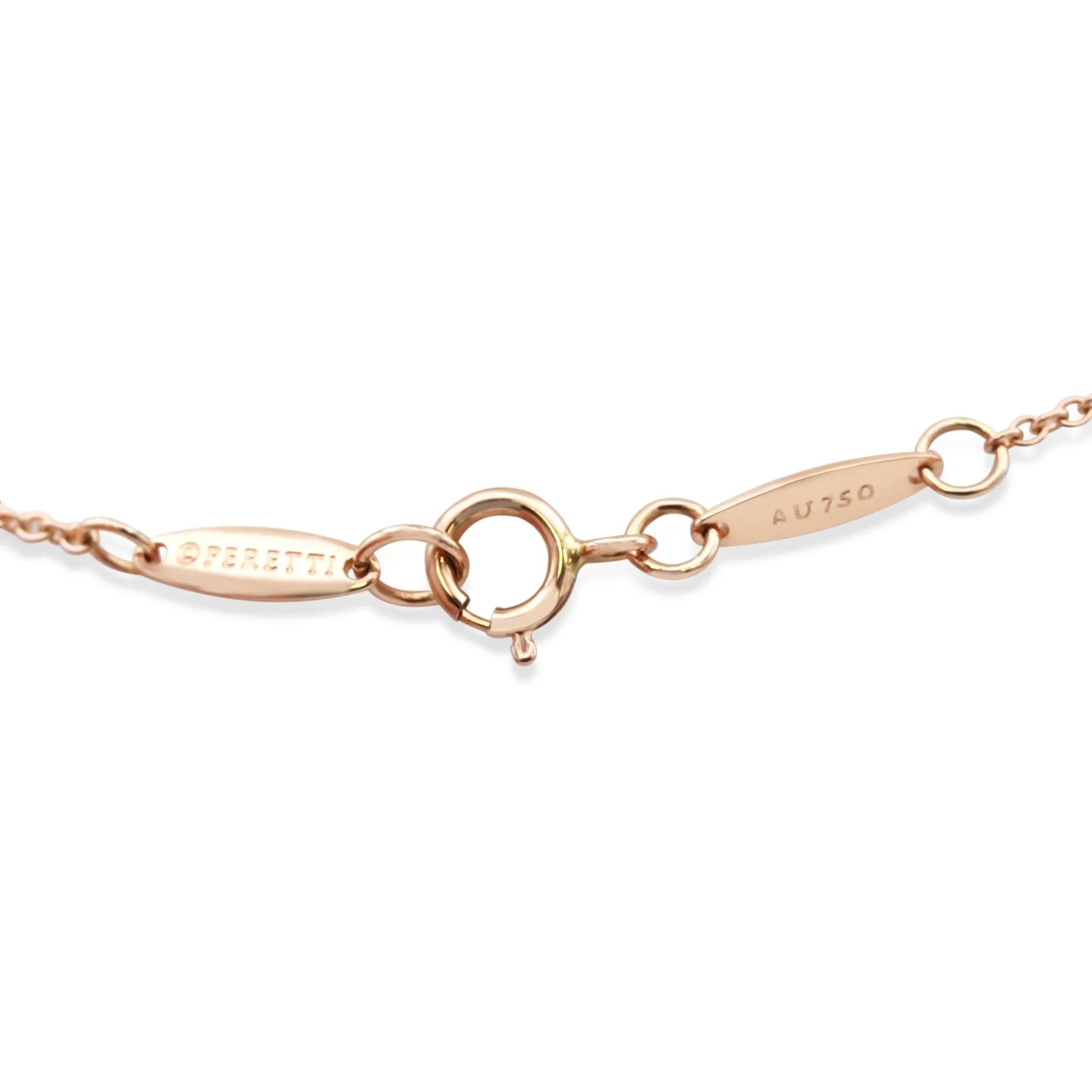 Tiffany Elsa Peretti Diamonds By The Yard Necklace - 18ct Rose Gold