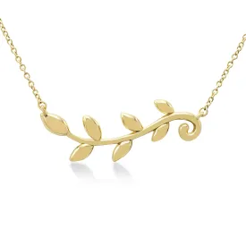 Tiffany Paloma Picasso Olive Leaf Vine Pendant Necklace