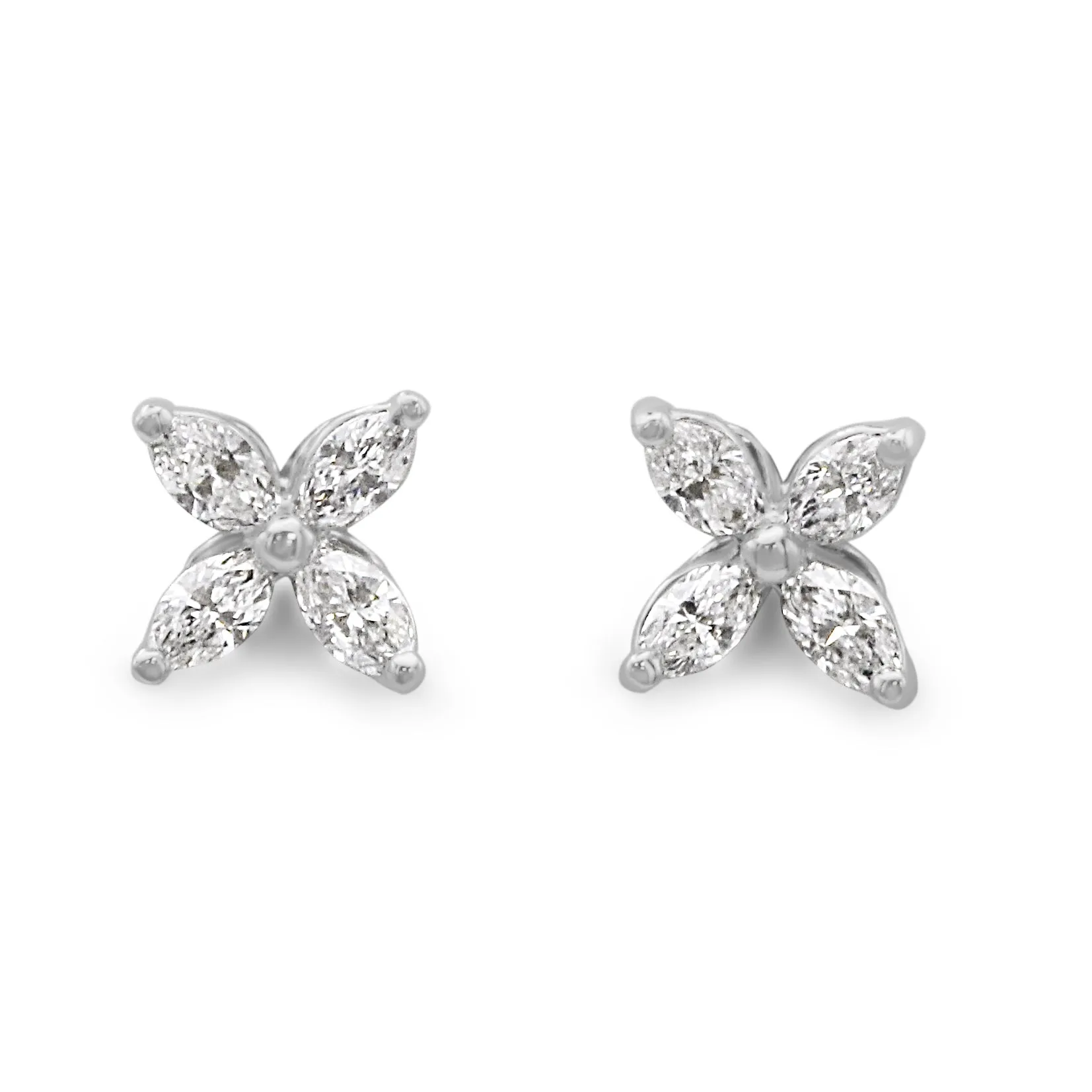 Tiffany Victoria Mini Diamond Stud Earrings - Platinum