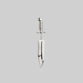 TORN. Short Dagger Single Earring - Silver