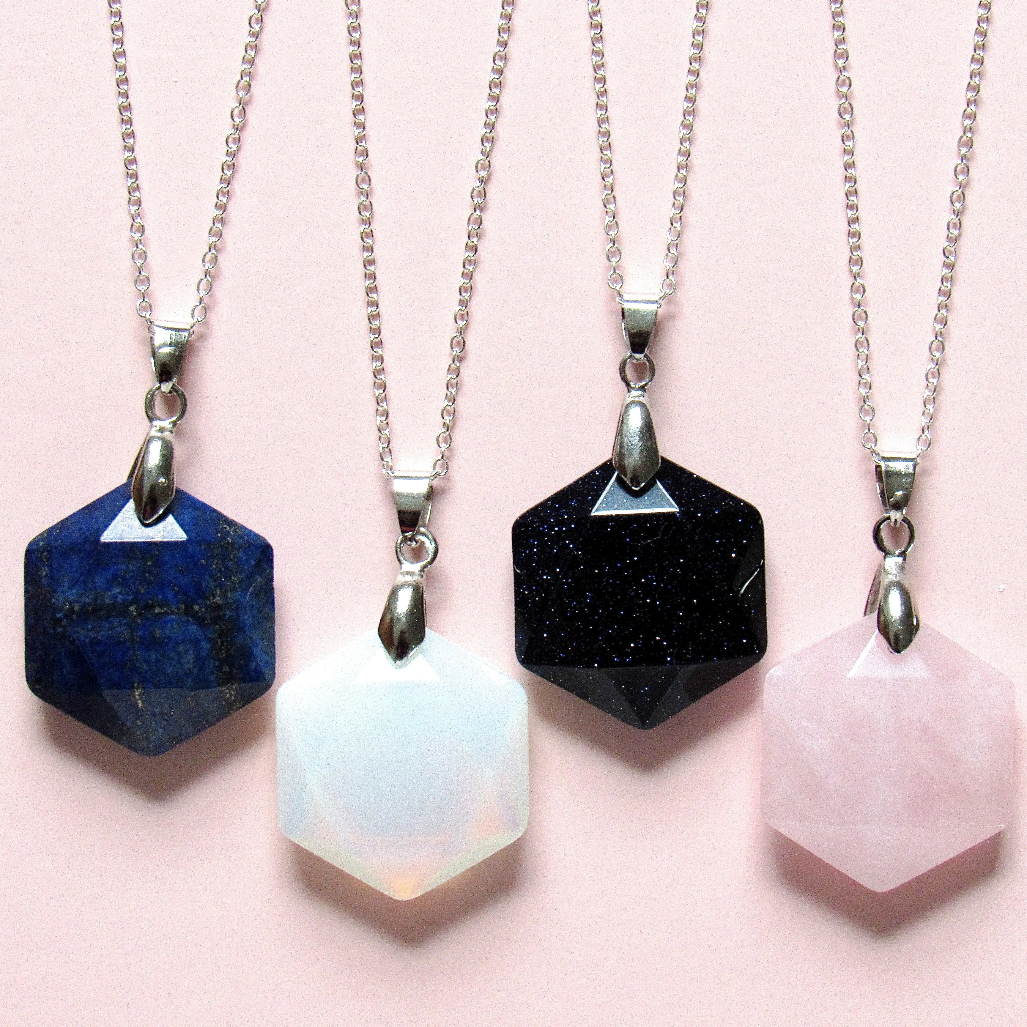 Twinkling Crystal Necklaces (4 Choices)