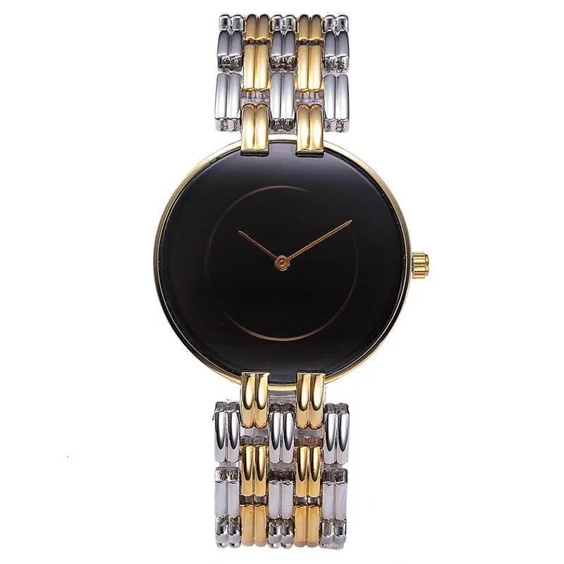 Women's Wide Chain Bracelet Watches