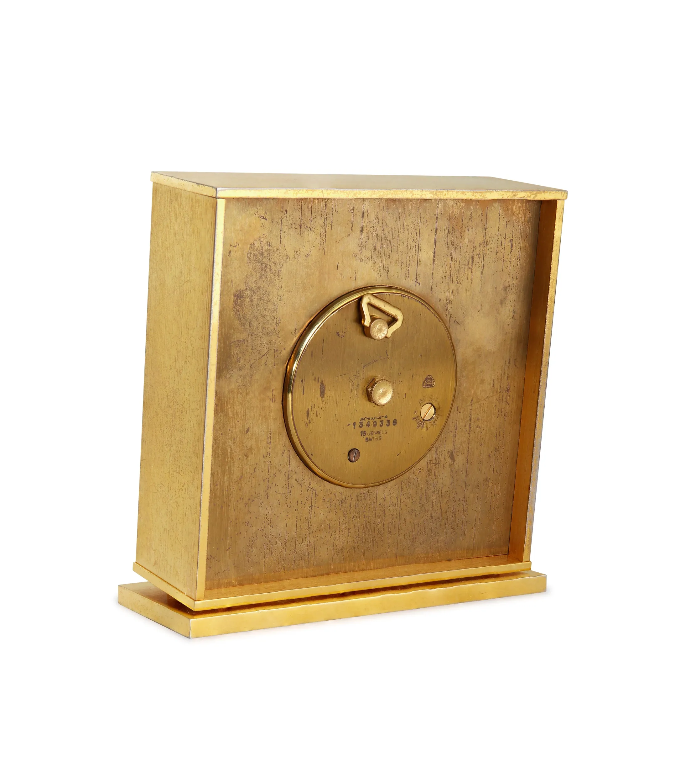 World Time Desk Clock | Gilt Brass