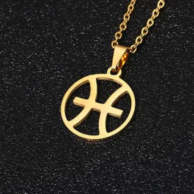 Zodiac Sign Pendant - Pisces